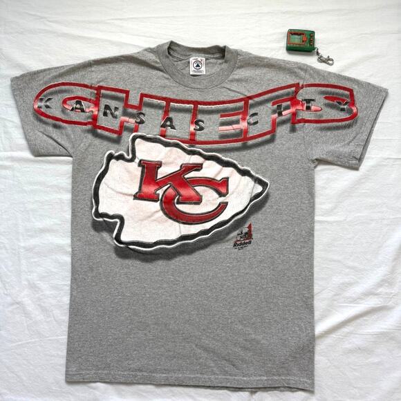 Vintage 90’s Kansas City Chiefs T-Shirt - M - Picture 3 of 4